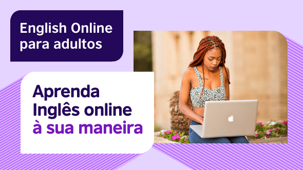 Curso de inglês online com aulas ao vivo 24h